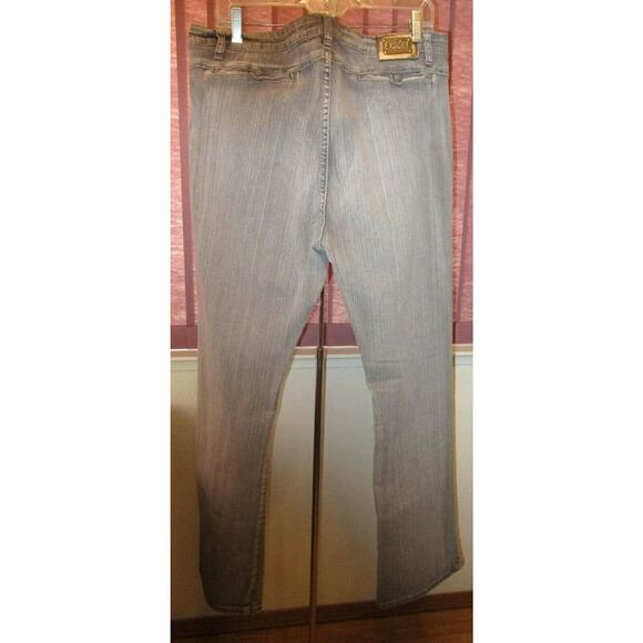 True Vtg EXOCET Chino Jeans Womens 20 Collection Gray Stretch TALL 80s 90s Urban - Picture 4 of 6